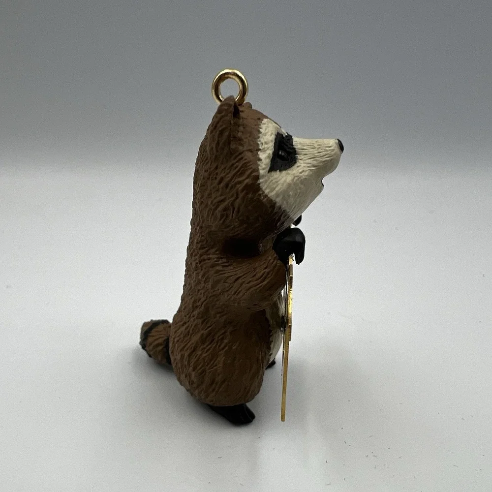 Vintage 1991 Hallmark‎ Keepsake Christmas Ornament Fabulous Decade  Raccoon